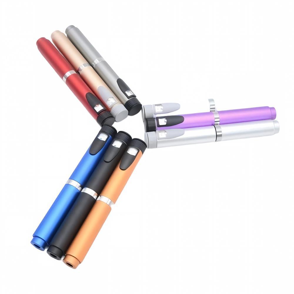 Reusable metal injection pens